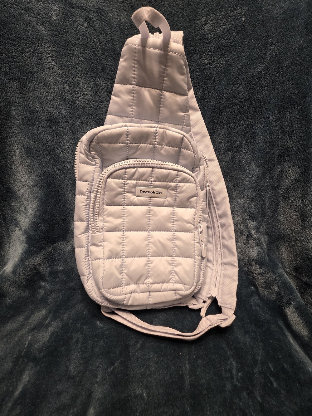 Reebok Quilted Sling Crossbody - Light Blue